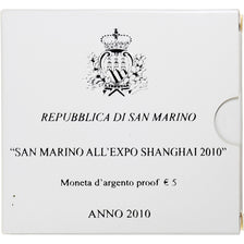 Saint Marin , 5 Euro, 2010, Rome, FDC, Argent, KM:495