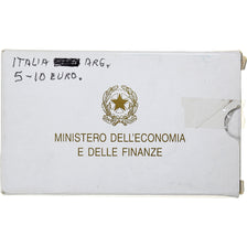 Italy, 5 Euro and 10 Euro, 2003, Rome, L’Europe des Peuples, MS(65-70), Silver