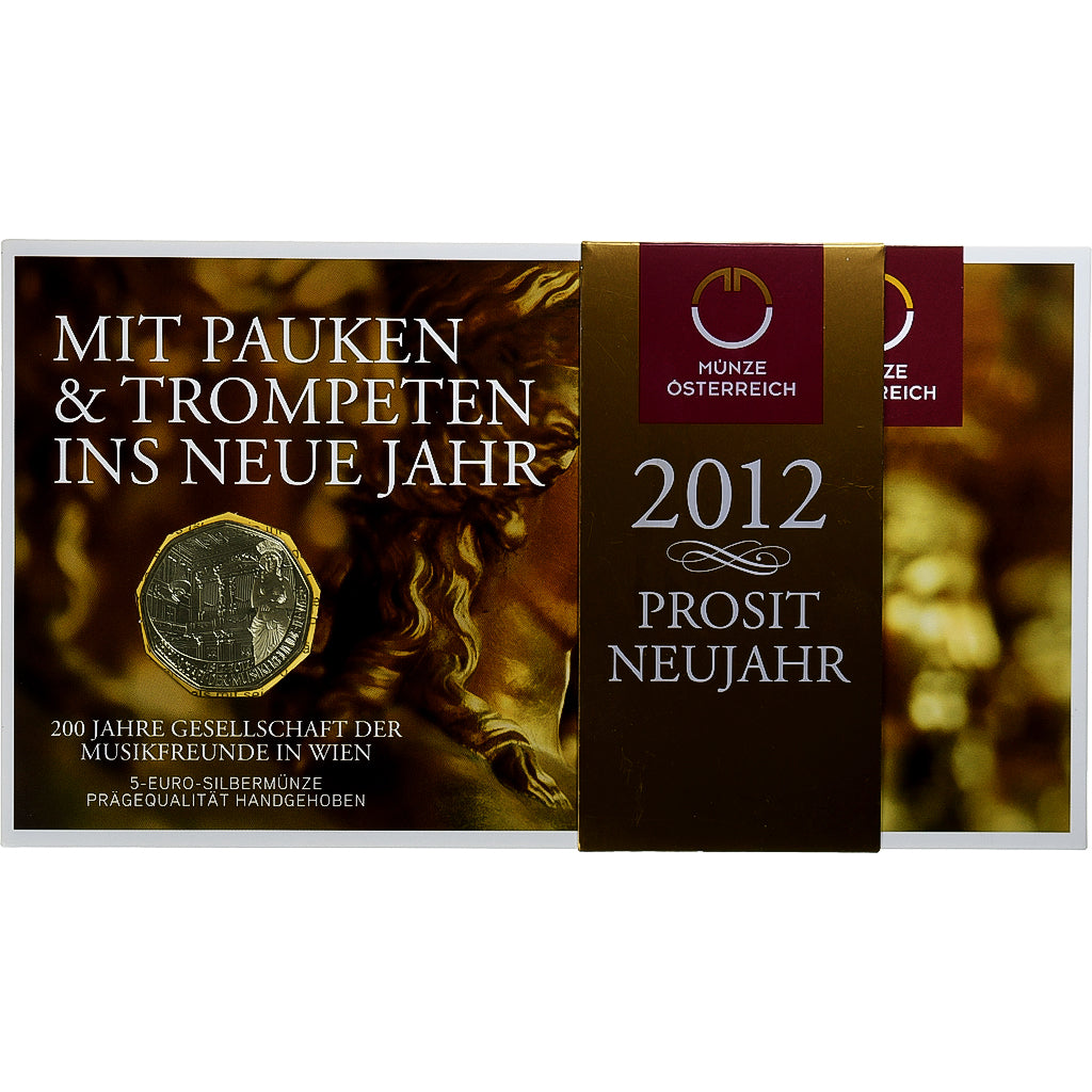 Austria, 5 Euro, 2012, Vienna, MS(65-70), Srebro, KM:3206a