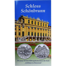 Autriche, 10 Euro, Schönbrunn Palace, 2003, Vienna, Proof, FDC, Argent
