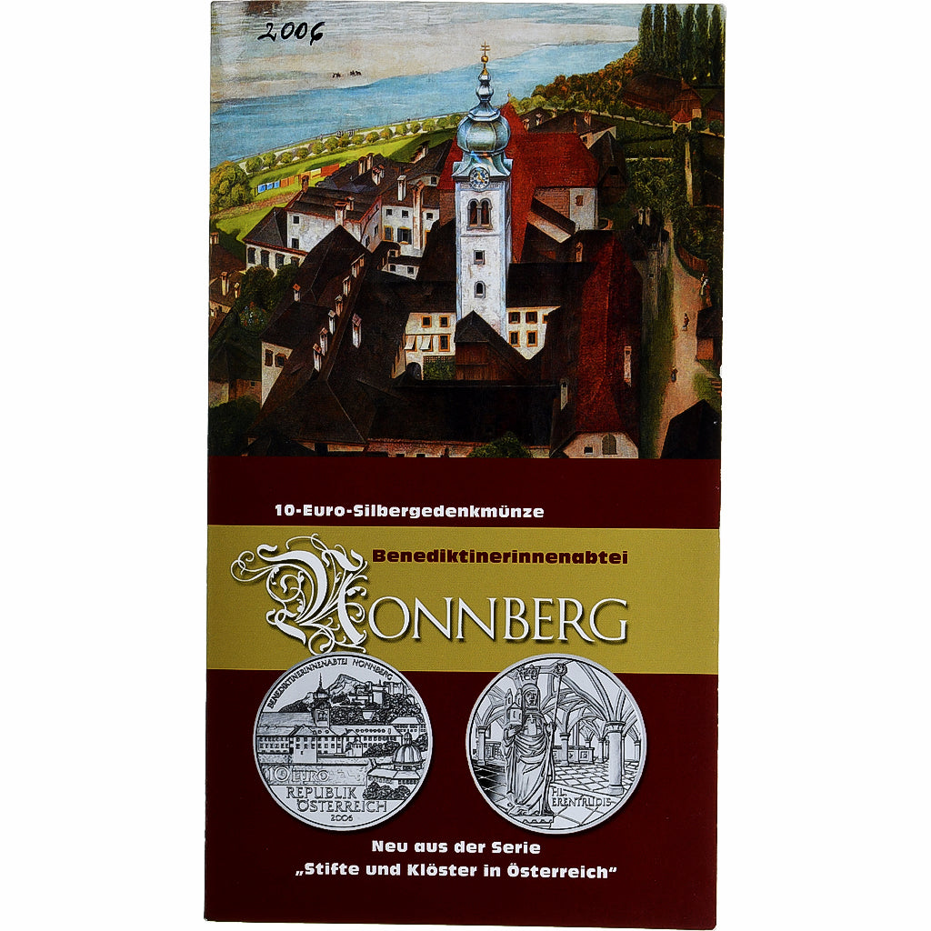 Österreich, 10 Euro, Nonnenberg Abbey, 2006, Vienna, Silber, STGL, KM:3129