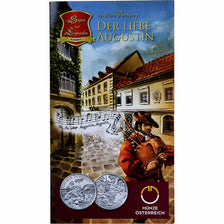 Austria, 10 Euro, Der liebe Augustin, 2011, Vienna, MS(65-70), Silver, KM:3198