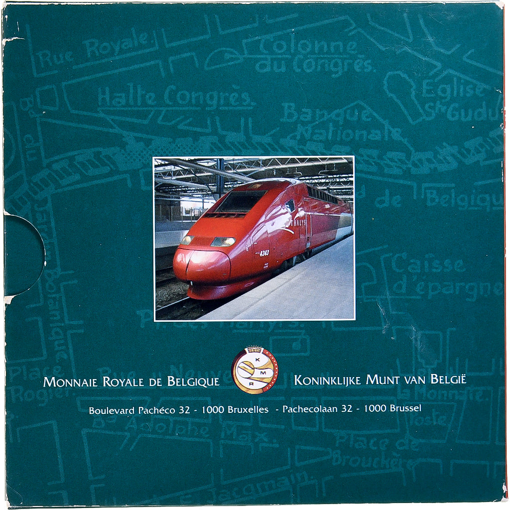 Bélgica, 10 Euro, 2002, Brussels, Proof, MS(65-70), Prata, KM:233