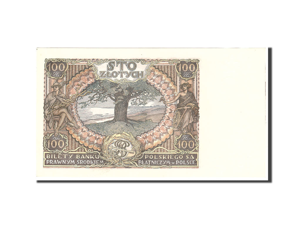 Poland, 100 Zlotych, 1934, KM:75a, 1934-11-09, UNC(63)