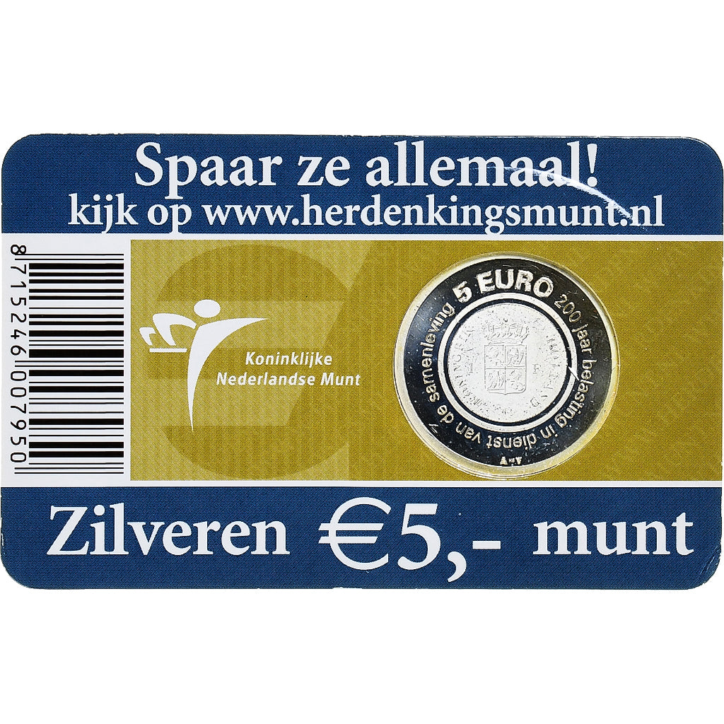 Netherlands, Beatrix, 5 Euro, 2006, Silver, MS(65-70), KM:267