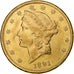 Moneda, Estados Unidos, Liberty Head, $20, Double Eagle, 1891, U.S. Mint, San