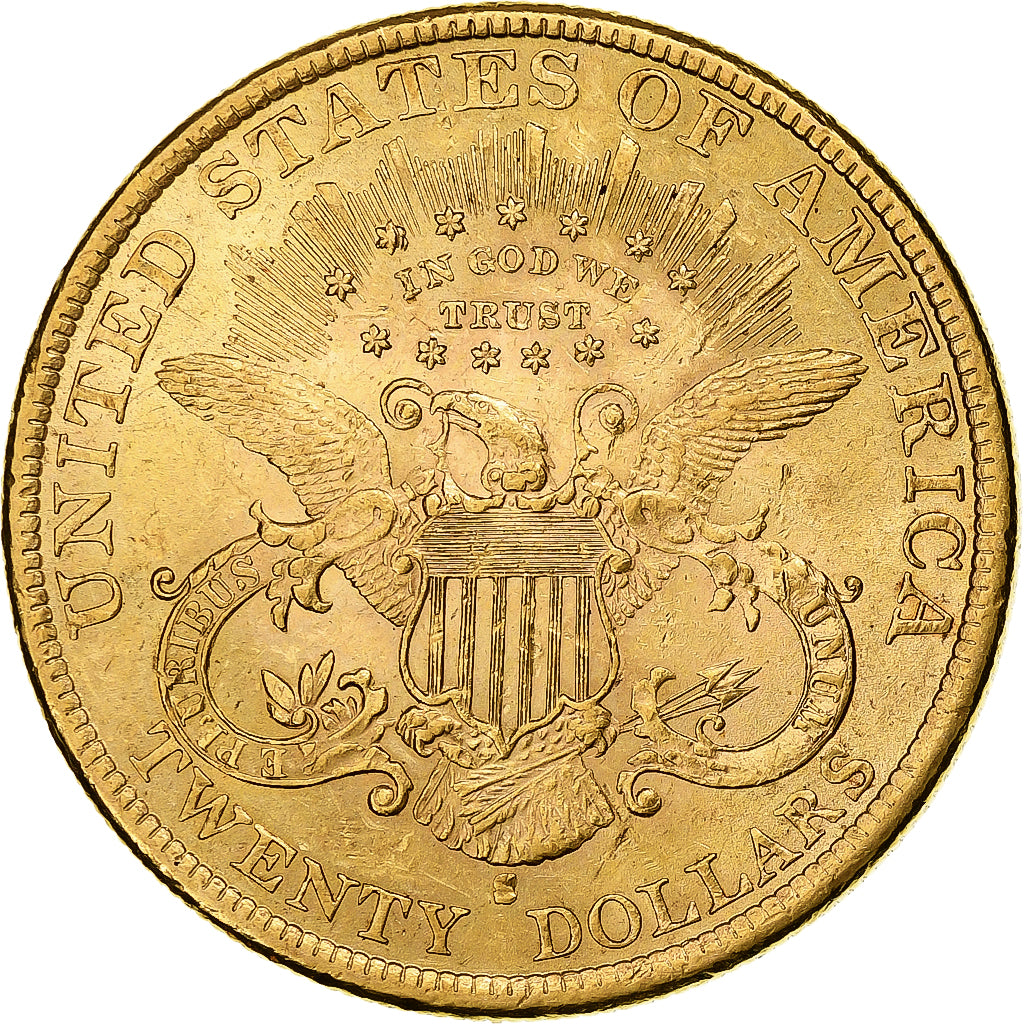 Coin, United States, Liberty Head, $20, Double Eagle, 1891, U.S. Mint, San