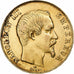Moneda, Francia, Napoleon III, 50 Francs, 1857, Paris, BC+, Oro, KM:785.1
