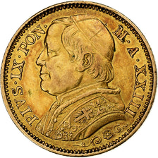 Coin, ITALIAN STATES, PAPAL STATES, Pius IX, 20 Lire, 1869, Roma, AU(50-53)
