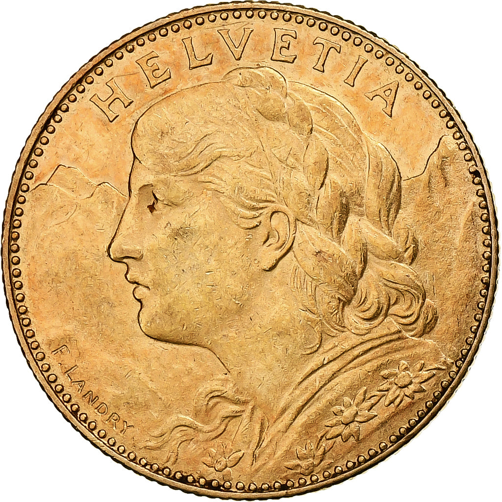 Monnaie, Suisse, 10 Francs, 1911, Bern, TTB+, Or, KM:36