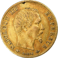Moneta, Francia, Napoleon III, Napoléon III, 5 Francs, 1860, Paris, MB+, Oro