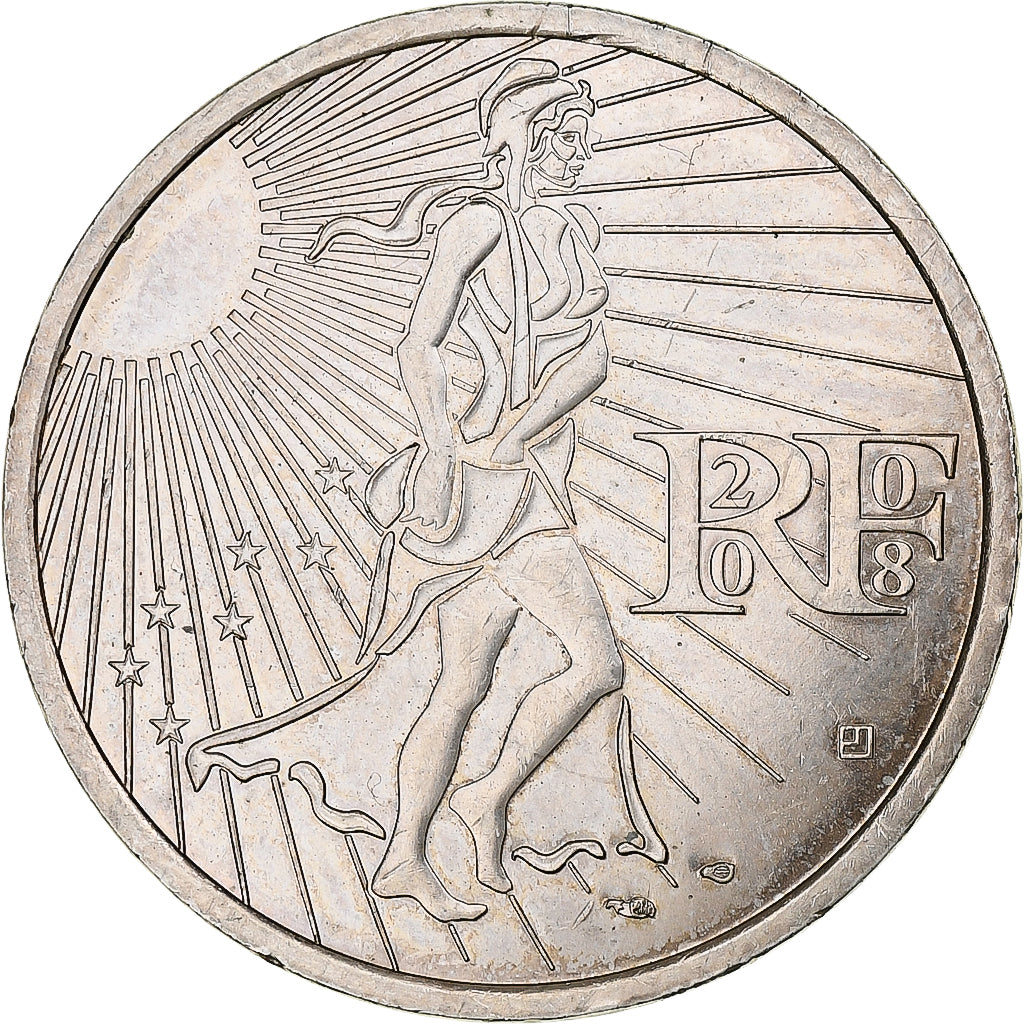 Francja, 15 Euro, 2008, AU(55-58), Srebro, Gadoury:2, KM:1535