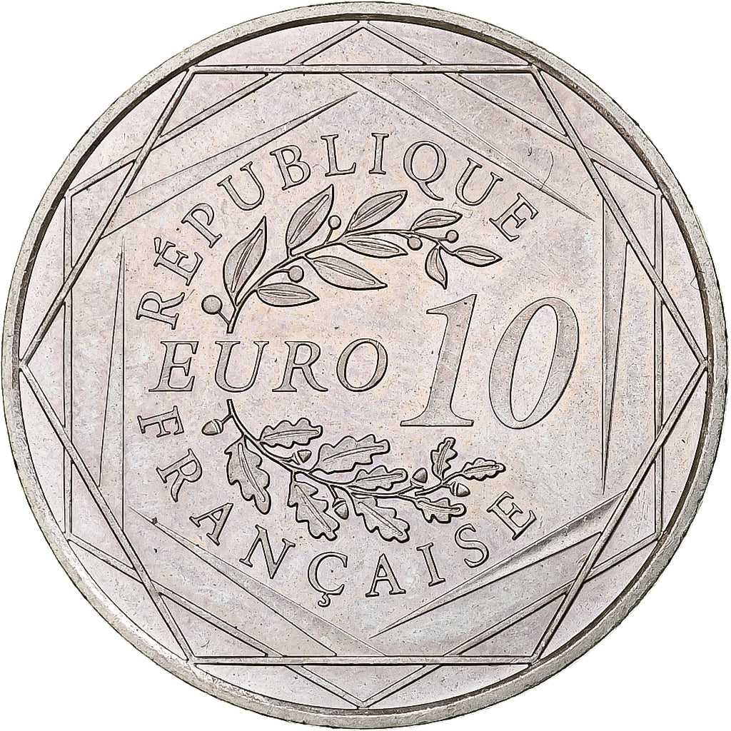 Francja, 10 Euro, 2012, Paris, AU(55-58), Srebro, Gadoury:EU 516, KM:2073