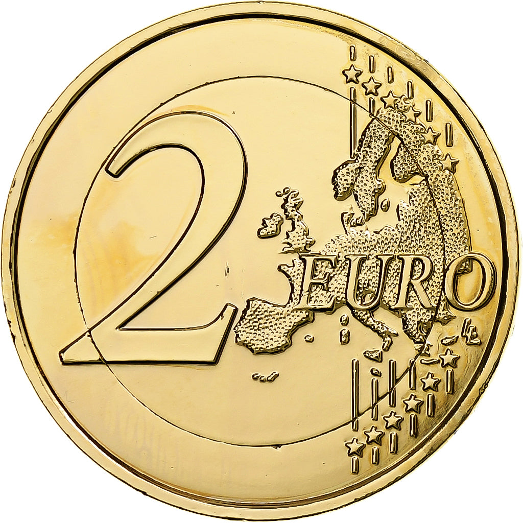 France, 2 Euro, Fête de la Fédération, 2015, MS(63), Bi-Metallic