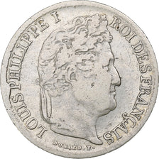 Moneta, Francja, Louis-Philippe, 1/2 Franc, 1842, Strasbourg, VF(20-25), Srebro