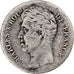 Coin, France, Charles X, 1/2 Franc, 1828, Strasbourg, F(12-15), Silver