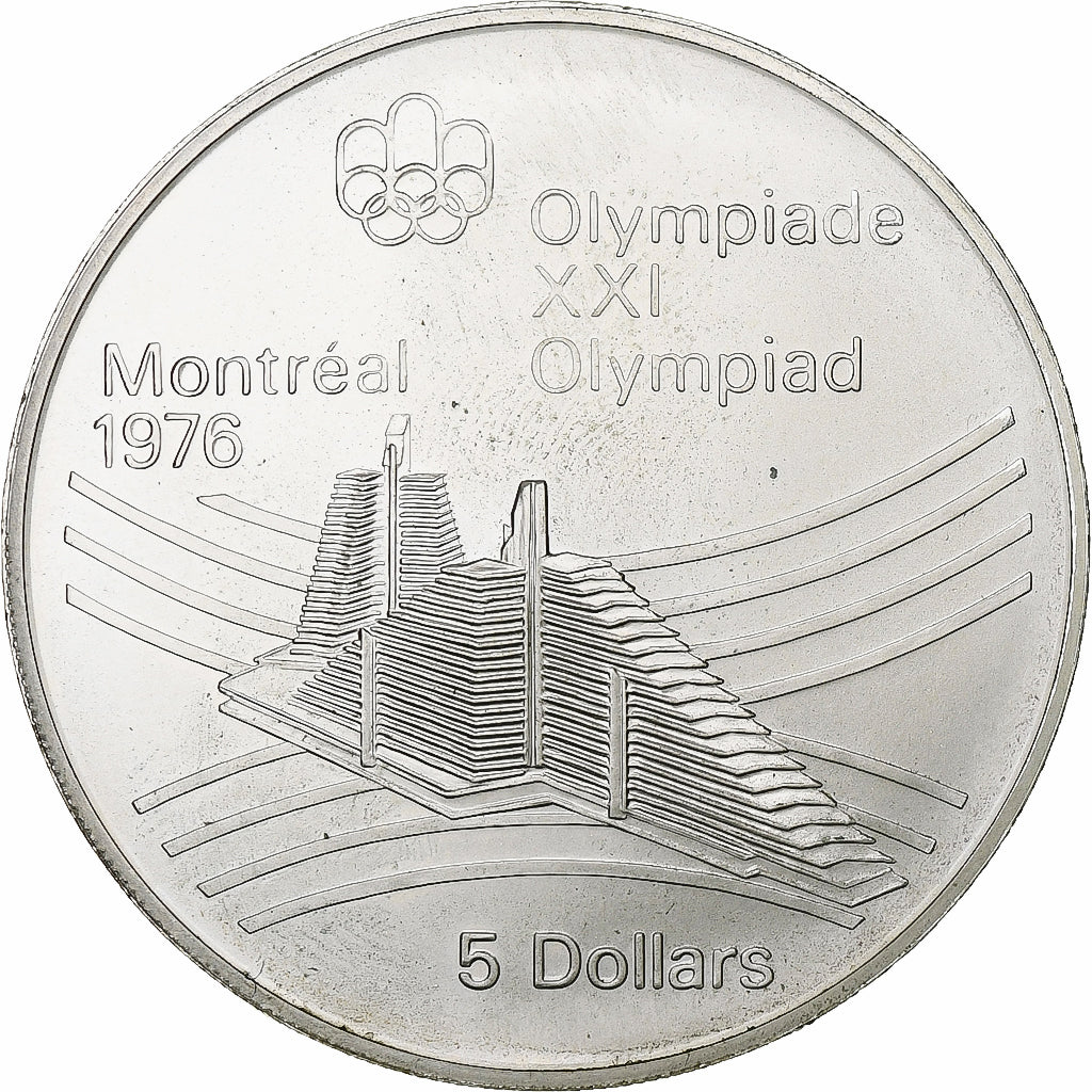 Coin, Canada, Elizabeth II, 5 Dollars, 1976, Royal Canadian Mint, Ottawa