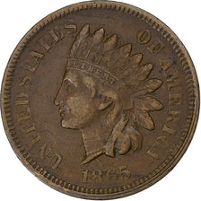 Moneta, USA, Indian Head Cent, Cent, 1865, U.S. Mint, Philadelphia, EF(40-45)