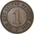Coin, GERMAN NEW GUINEA, Pfennig, 1894, Berlin, AU(55-58), Copper, KM:1