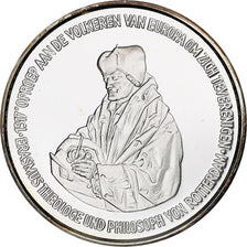 France, Médaille, European coinage test, 5 ecu, History, 1987, FDC, Argent