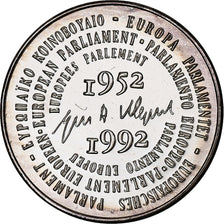 Frankrijk, Medaille, European coinage test, 1 ecu, History, 1992, FDC, Zilver