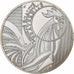 Francja, 10 Euro, Monnaie de Paris, Coq, 2015, MS(60-62), Srebro, Gadoury:EU727