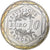 Francja, 10 Euro, Monnaie de Paris, Coq, 2015, MS(63), Srebro, Gadoury:EU727