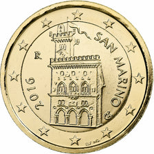 San Marino, 2 Euro, 2016, Rome, gold-plated coin, AU(50-53), Bimetaliczny