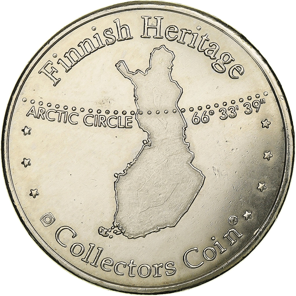 Finland, Medal, Arctic Circle - Finnish Heritage, Collectors Coin, MS(63)