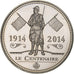 Frankrijk, Medaille, Première Guerre Mondiale, Centenaire, History, 2014, UNC-