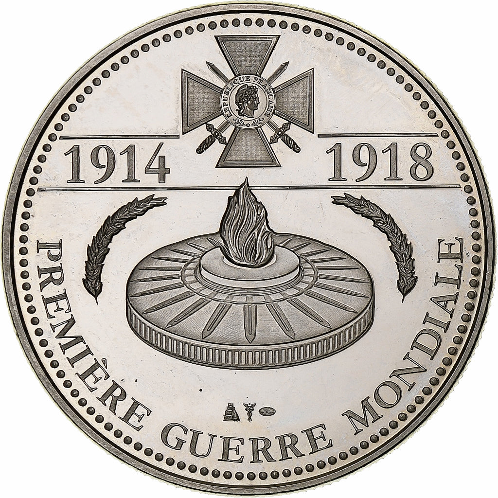 Frankrijk, Medaille, Première Guerre Mondiale, Centenaire, History, 2014, UNC-