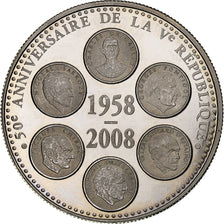 France, Médaille, 50 ème Anniversaire de la Vème République, Politics
