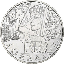 France, 10 Euro, Lorraine, 2012, Paris, MS(63), Silver, KM:1888
