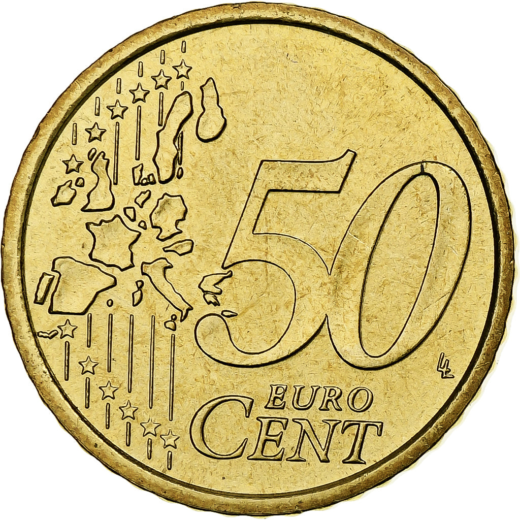 Vatikanstadt, 50 Euro Cent, 2003, Rome, UNZ, Messing, KM:346