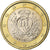 San Marino, Euro, 2009, Rome, MS(63), Bimetálico, KM:485