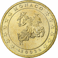 Monaco, 50 Euro Cent, 2003, Paris, SPL+, Laiton, KM:172