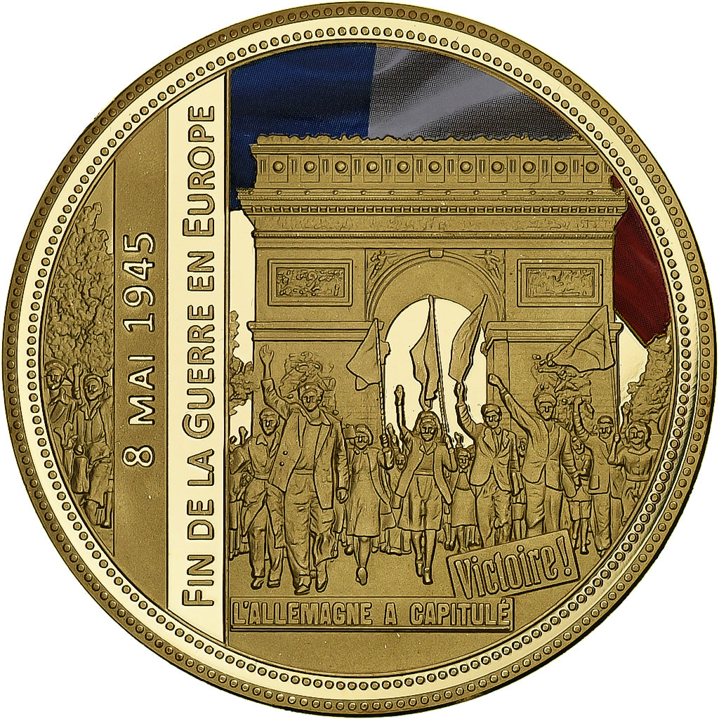 France, Medal, Seconde Guerre Mondiale, Victoire du 8 Mai 1945, MS(65-70)