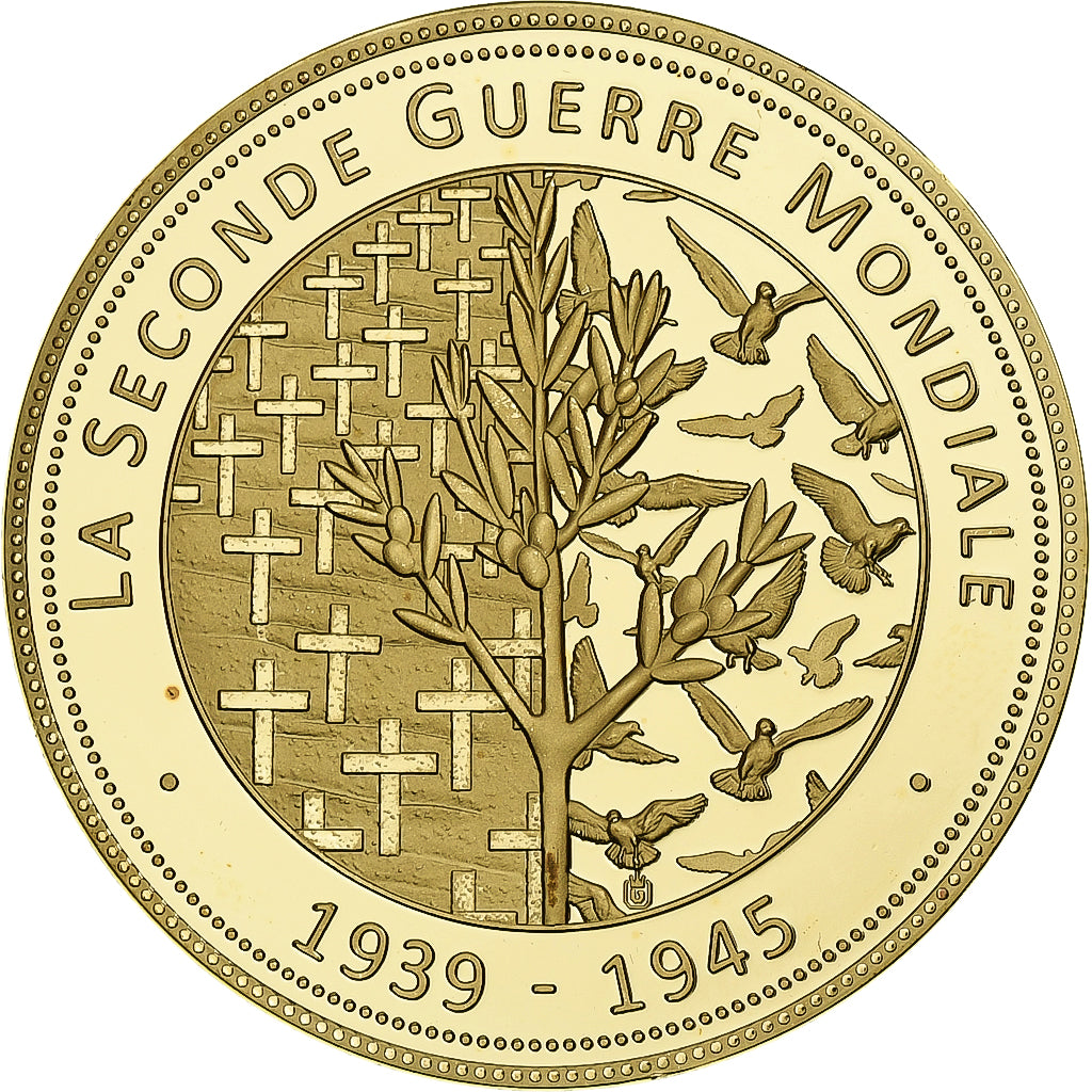 France, Medal, Seconde Guerre Mondiale, Victoire du 8 Mai 1945, MS(65-70)