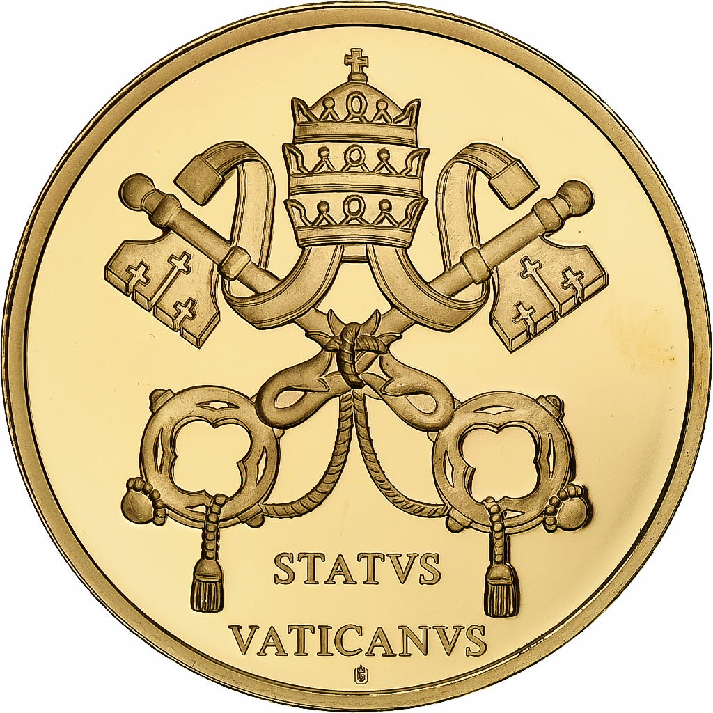 Vaticaan, Medaille, Le Pape François, Religions & beliefs, FDC, Copper Gilt