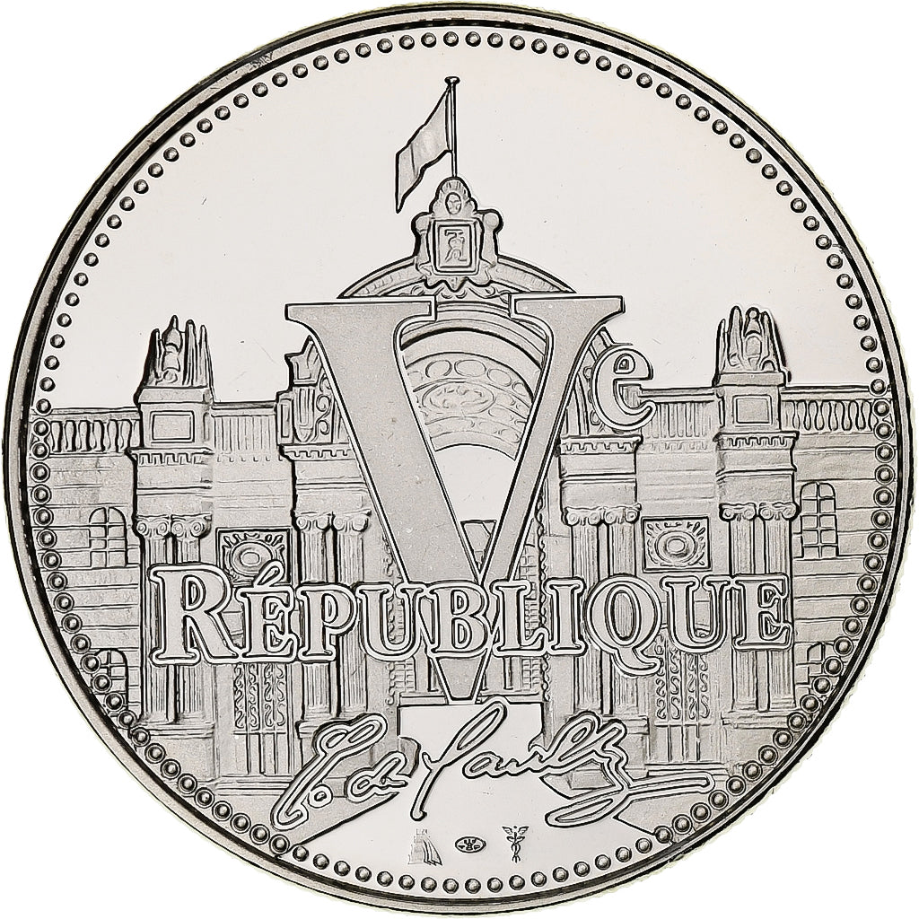 France, Médaille, Vème République, Fitzgérald Kennedy-De Gaulle, Politics