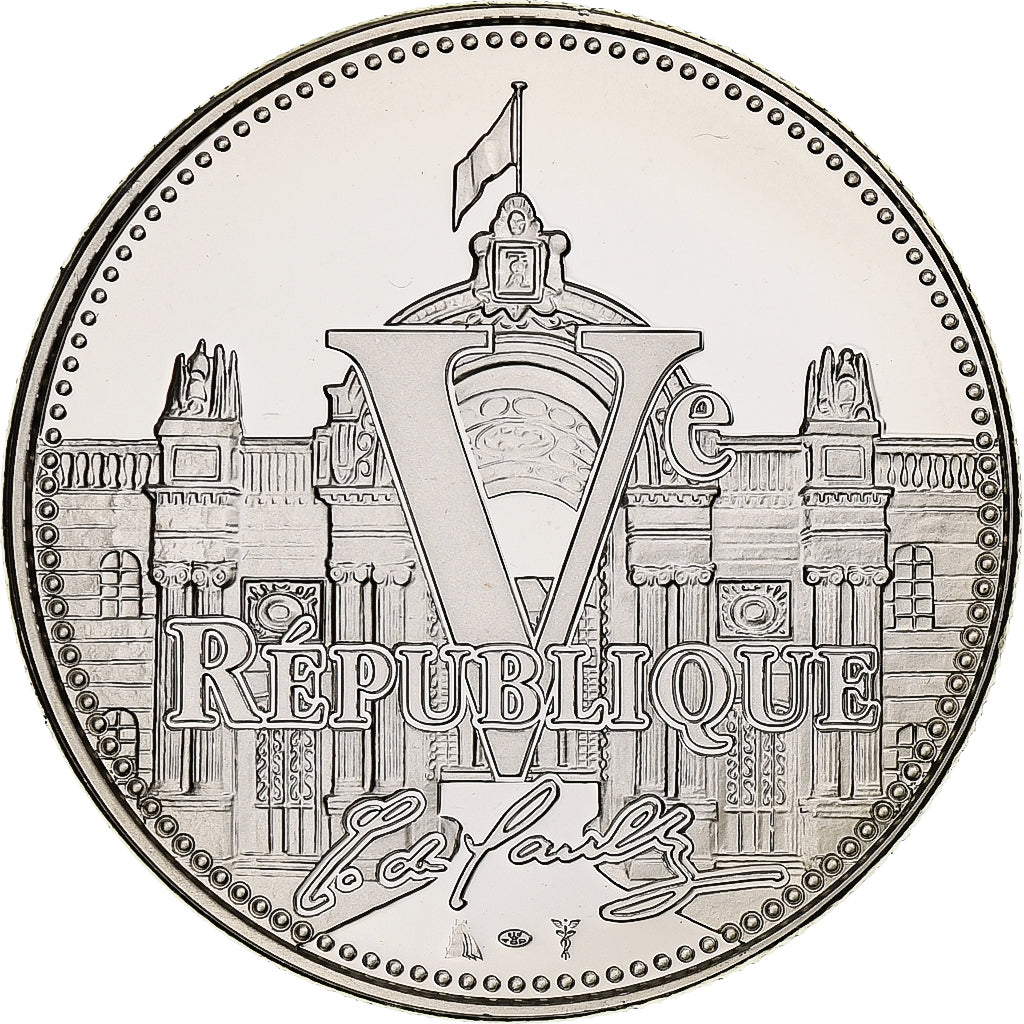 France, Medal, Vème République, Président De Gaulle, MS(65-70), Copper-nickel