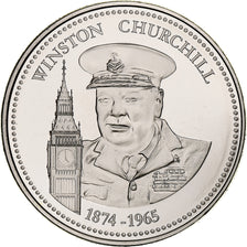 France, Médaille, Vème République, Winston Churchill, FDC, Cupro-nickel