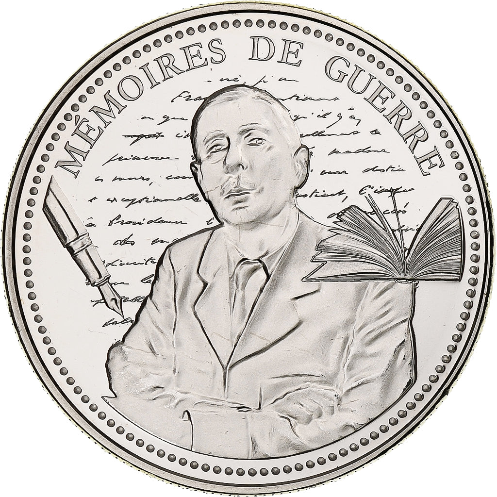 France, Medal, Vème République, Mémoires de Guerre, MS(65-70), Copper-nickel