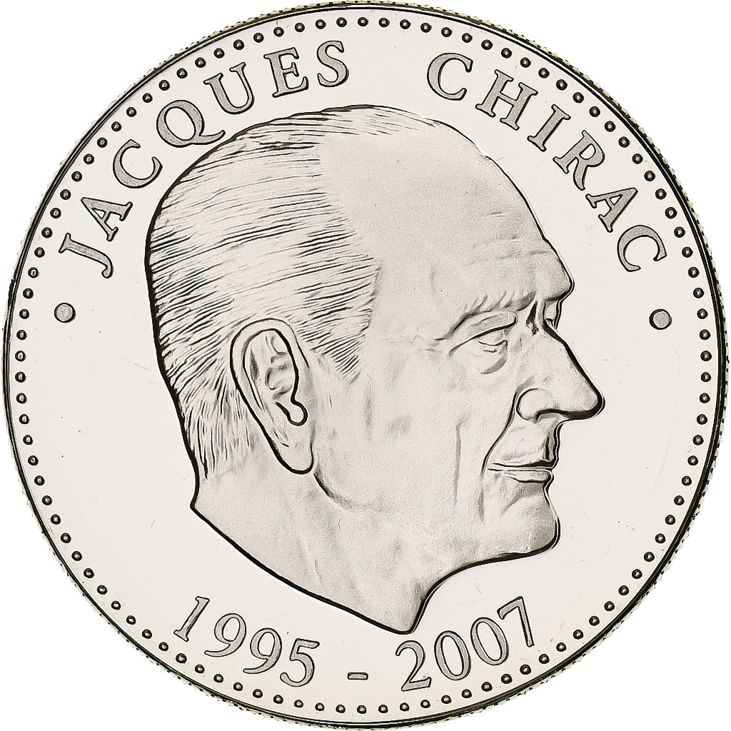 Francia, medaglia, Les Présidents de la République, Jacques Chirac, Politics