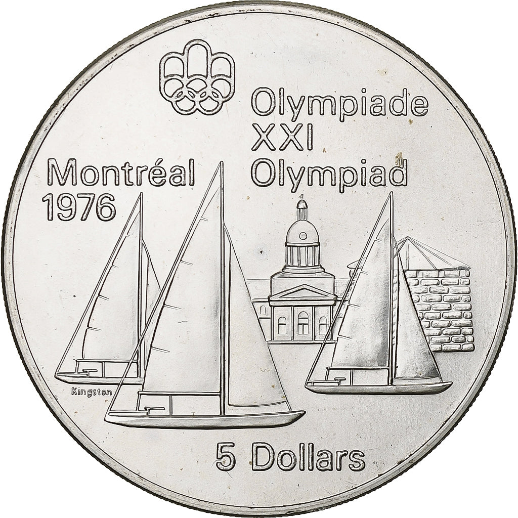 Coin, Canada, Elizabeth II, 5 Dollars, 1973, Royal Canadian Mint, Ottawa