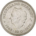 Coin, Netherlands, Juliana, 10 Gulden, 1970, Utrecht, MS(60-62), Silver, KM:195