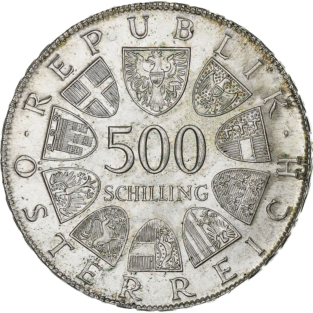 Moneta, Austria, 500 Schilling, 1980, SPL, Argento, KM:2949