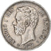 Munten, Spanje, Amadeao I, 5 Pesetas, 1871, Madrid, FR+, Zilver, KM:666