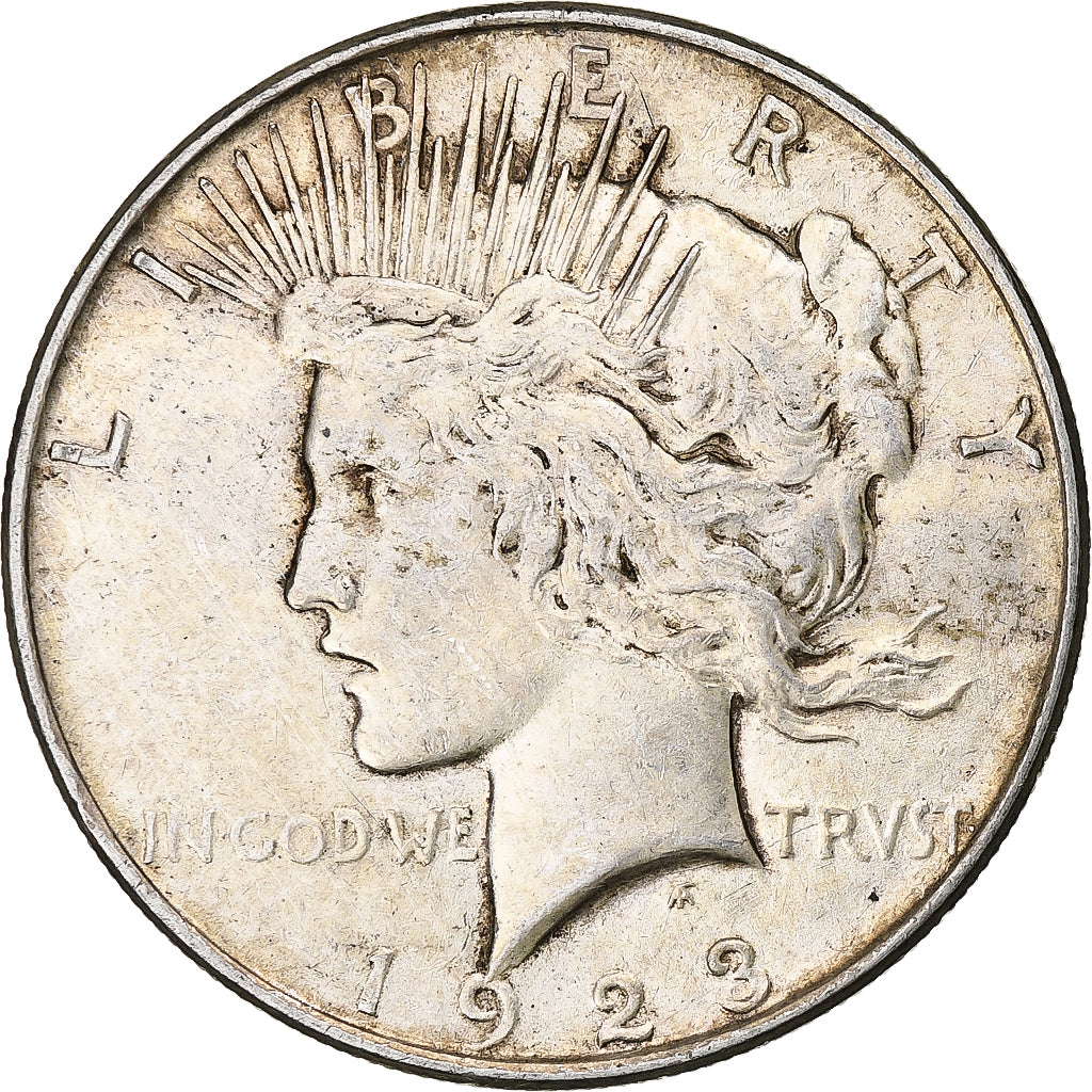 United States, Dollar, 1923, U.S. Mint, Denver, Silver, VF(20-25), KM:150