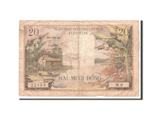 Banknote, South Viet Nam, 20 D<ox>ng, 1956, Undated, KM:4a, VF(20-25)